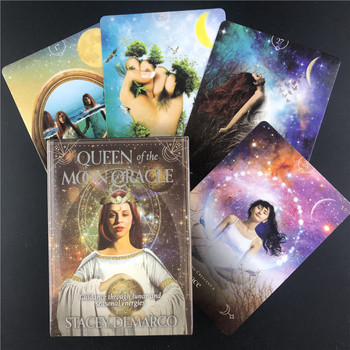 Oracle Queen of the Moon oracle карти Tarot l Oracle Card Board Deck Games Карти за игра за парти игра