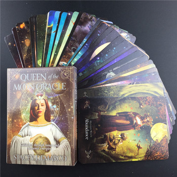 Oracle Queen of the Moon oracle карти Tarot l Oracle Card Board Deck Games Карти за игра за парти игра