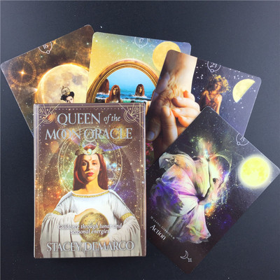 Oracle Queen of the Moon oracle карти Tarot l Oracle Card Board Deck Games Карти за игра за парти игра