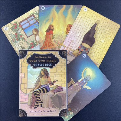 Oracle Queen of the Moon oracle карти Tarot l Oracle Card Board Deck Games Карти за игра за парти игра