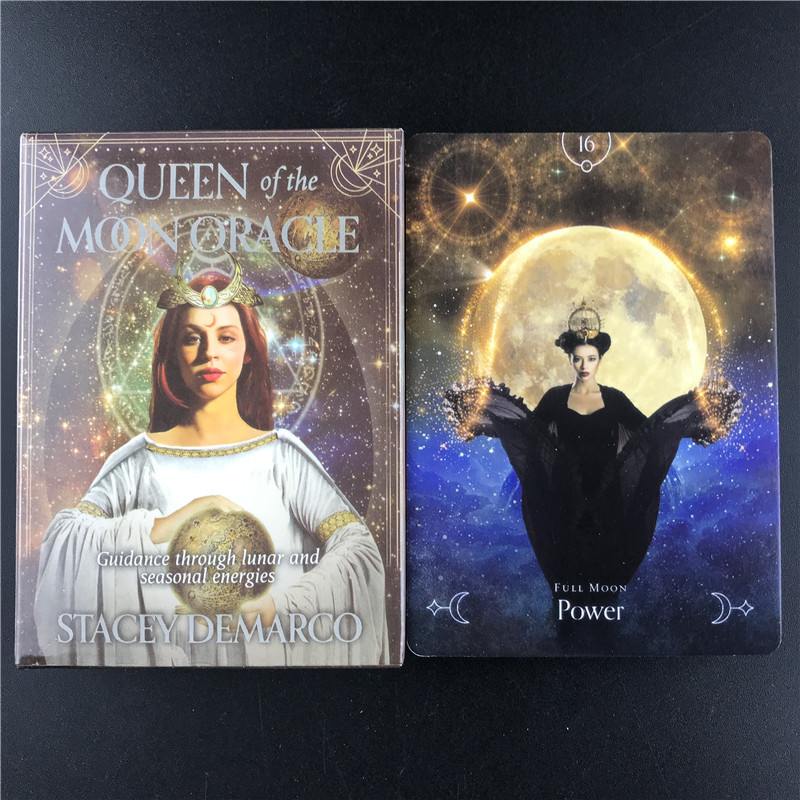 Oracle Queen of the Moon oracle карти Tarot l Oracle Card Board Deck Games Карти за игра за парти игра