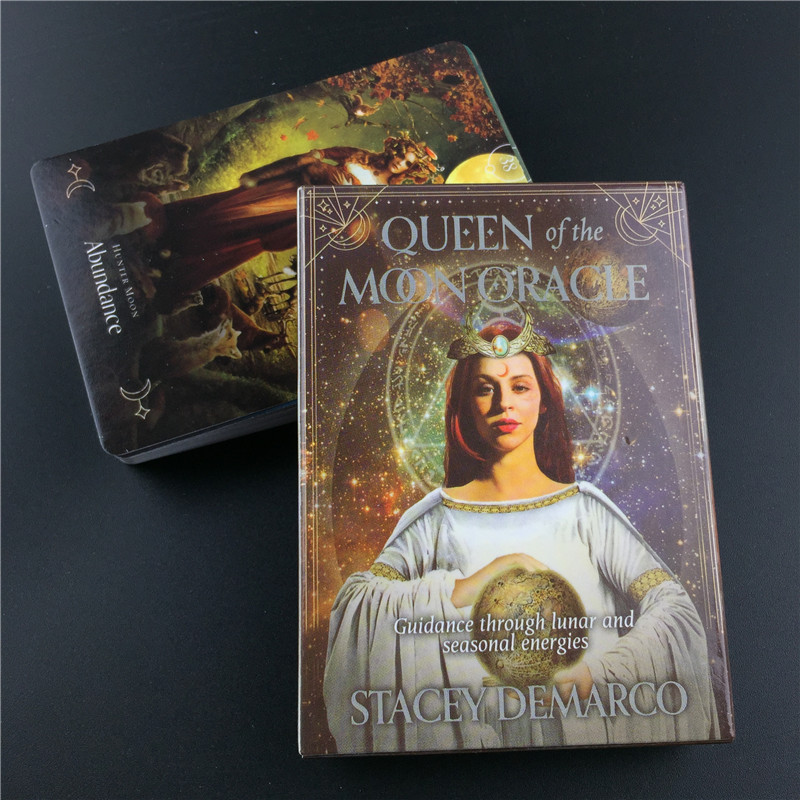 Oracle Queen of the Moon oracle карти Tarot l Oracle Card Board Deck Games Карти за игра за парти игра