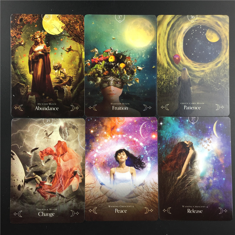 Oracle Queen of the Moon oracle карти Tarot l Oracle Card Board Deck Games Карти за игра за парти игра