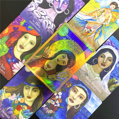 Scrying Ink Lenormand е тесте 36 карти с джобен размер колода Таро и карти Таро Оракул