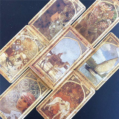 Scrying Ink Lenormand е тесте 36 карти с джобен размер колода Таро и карти Таро Оракул