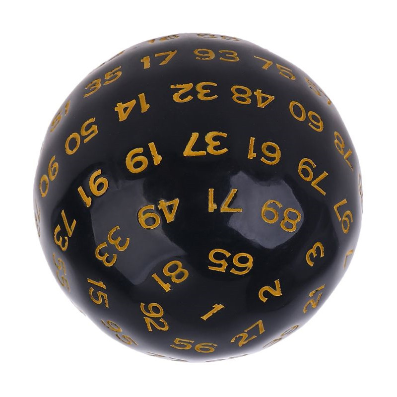 1 buc 40 mm acrilic 100 fețe D100 zaruri rotunde verde/albastru/alb/galben/roșu zaruri cu numere poliedrice pentru joc de masă