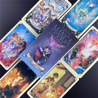 Cărți de tarot pentru pisici Kawaii Magie completă în engleză Citiți Soarta Deck Joc de masă Jocuri de familie Cadou de aniversare Roz Drăguț Încântător Oracol de pisică