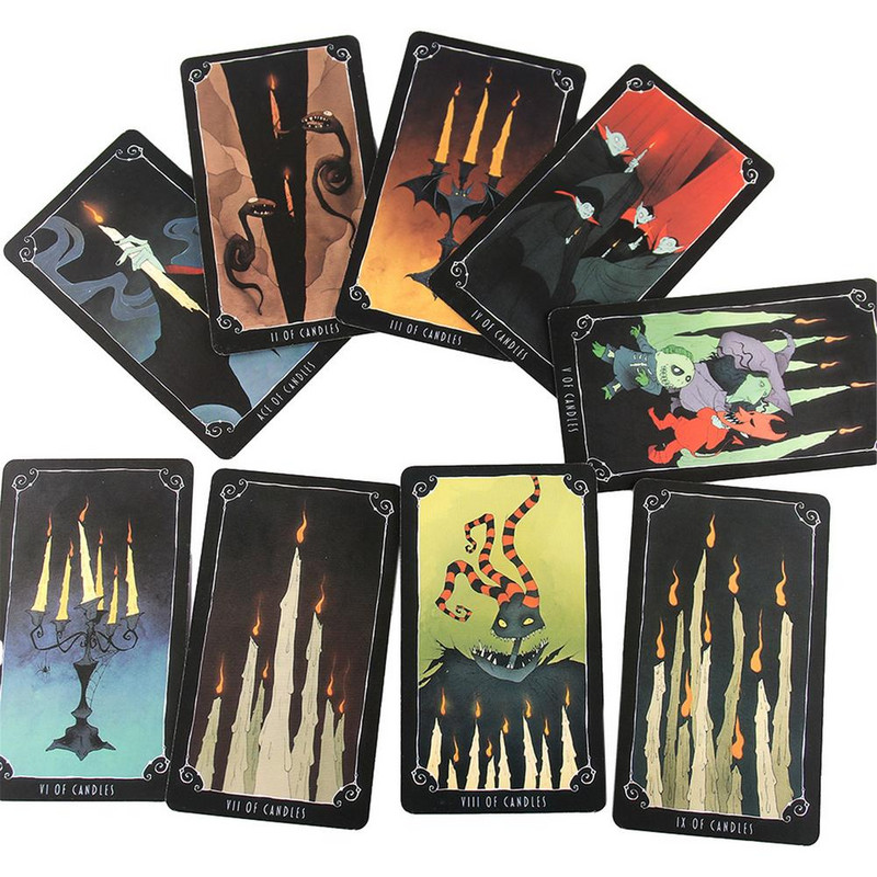 Tarot karte Noćna mora prije Božića Tarot stolna igra Englesko proricanje Tarot Obiteljska zabava Karte za igranje