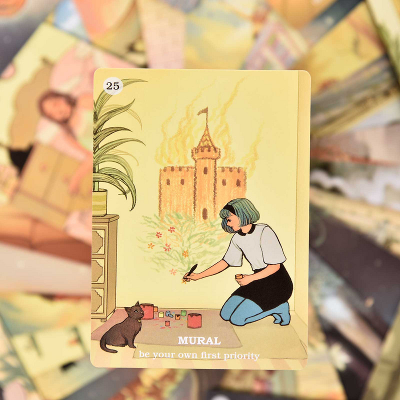 45 kaarti Uskuge oma maagiasse Oraakli tekk Tarot Meelelahutus Perekond Sõbrad Peod Lauamäng Tarot