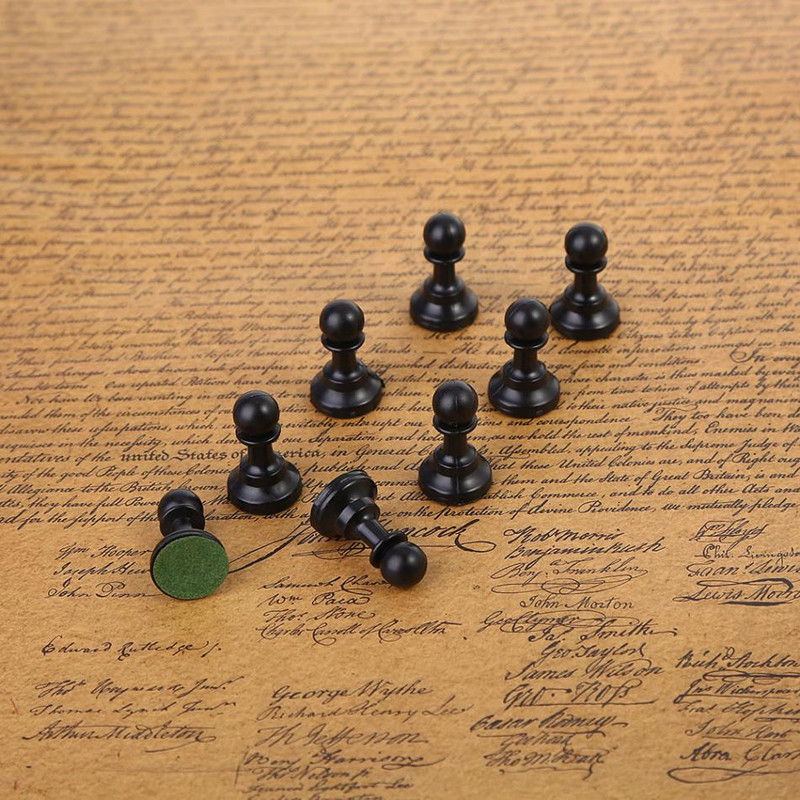 64/75 mm plastikinės 32 viduramžių šachmatų figūrėlės juodos ir baltos pilnas šachmatų rinkinys Tarptautinis žodinis šachmatų žaidimas Pramogos šaškės