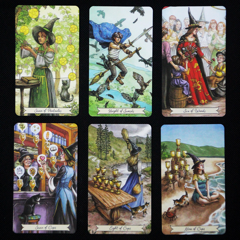 2021. aasta uustulnukate nõiatarot interaktiivne töölaua Oracle'i kaart, tarokaart, ennustamine, saatus Tarokaardi joomine peomängu kingitus