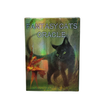 Fantasy Cats Oracle Cards Friends Party Table Game Divination Fate Gameplay 23 Tarot Card Family Entertainment Настолна игра