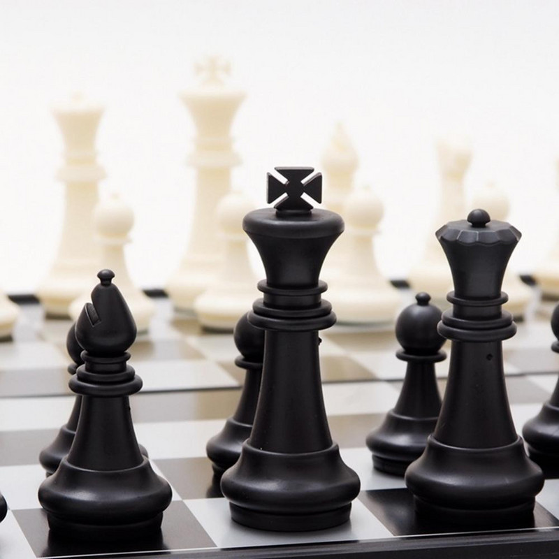 32 vnt mini šachmatų rinkinys sulankstomas plastikinis šachmatų lenta lengvas stalo žaidimas namų lauko nešiojamas vaikiškas žaislas