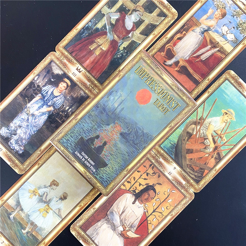 Noua sosire Cărțile de tarot Qedavian Ghid de noroc Divinație Tarot Deck Joc de masă Joc de cărți