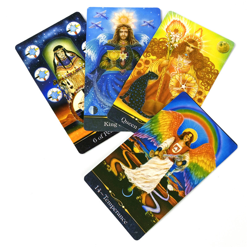 Ediția a 2-a The Star Tarot Deck Joc de masă pentru petrecere de petrecere a timpului liber Cărți de Oracle cu Ghid PDF