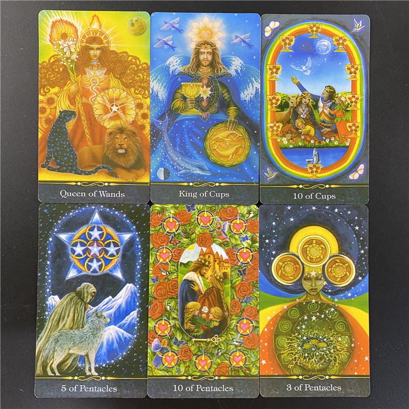 Ediția a 2-a The Star Tarot Deck Joc de masă pentru petrecere de petrecere a timpului liber Cărți de Oracle cu Ghid PDF