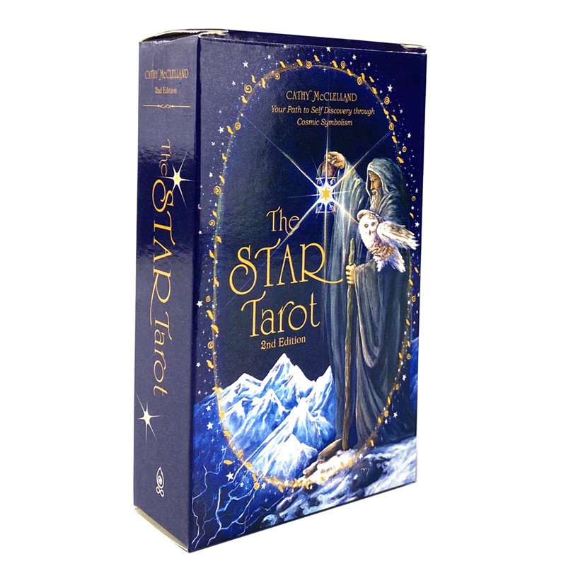Ediția a 2-a The Star Tarot Deck Joc de masă pentru petrecere de petrecere a timpului liber Cărți de Oracle cu Ghid PDF