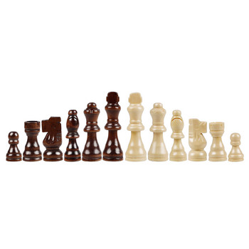 32бр. Международни шахматни фигури Дървена шахматна игра Резервни развлекателни игри