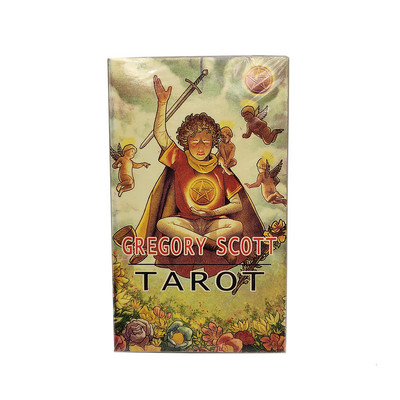 Gregory Scott Παιχνίδι με κάρτες Ταρώ Family Party Divination Fate Παιχνίδι 78 Φύλλων Tarot Deck Party Παιδικό ψυχαγωγικό επιτραπέζιο παιχνίδι