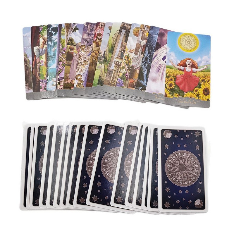Gregory Scott Παιχνίδι με κάρτες Ταρώ Family Party Divination Fate Παιχνίδι 78 Φύλλων Tarot Deck Party Παιδικό ψυχαγωγικό επιτραπέζιο παιχνίδι