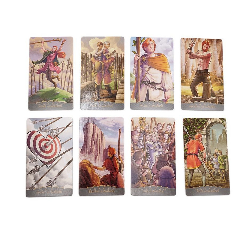 Gregory Scott Παιχνίδι με κάρτες Ταρώ Family Party Divination Fate Παιχνίδι 78 Φύλλων Tarot Deck Party Παιδικό ψυχαγωγικό επιτραπέζιο παιχνίδι