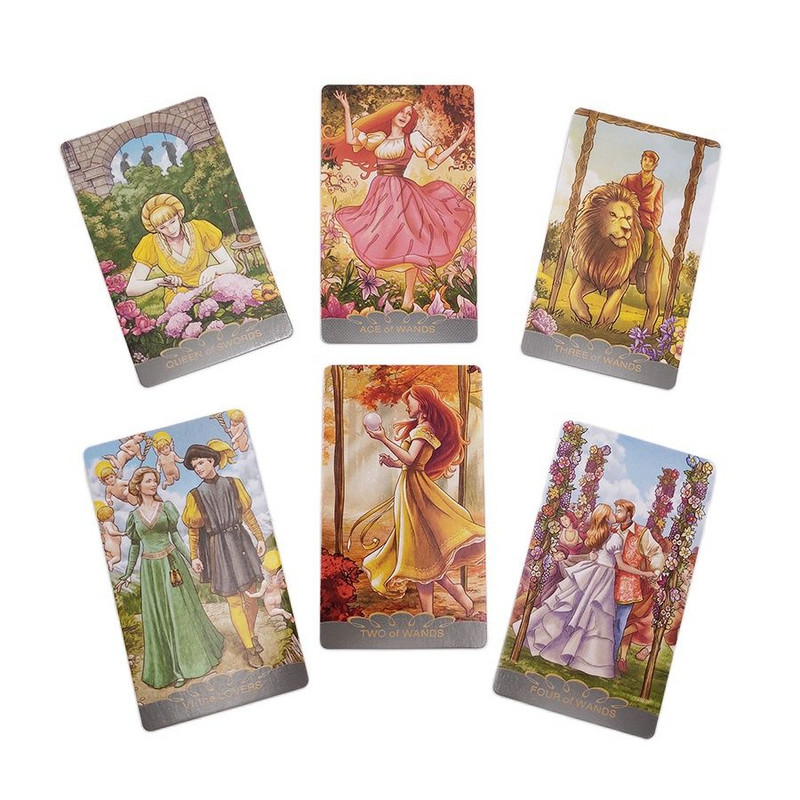 Gregory Scott Παιχνίδι με κάρτες Ταρώ Family Party Divination Fate Παιχνίδι 78 Φύλλων Tarot Deck Party Παιδικό ψυχαγωγικό επιτραπέζιο παιχνίδι