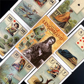 Uus saabumine, kvaliteetne Laura Tuan Lenormand Oracle`i tarokaardid, ennustavad ennustamisplatvormi lauamäng