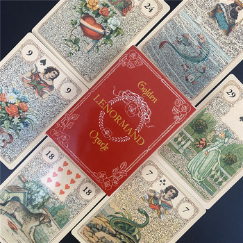 Ново пристигане, високо качество Laura Tuan Lenormand Oracle Tarot Cards Fortune Guidance Telling Divination Deck Board Game