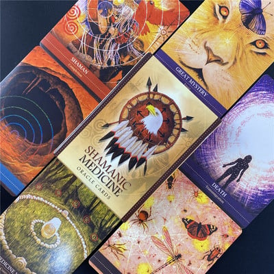 Šamaniskā medicīna Oracle Cards Pravietojums Zīlēšanas klājs angļu versija Izklaide galda spēle