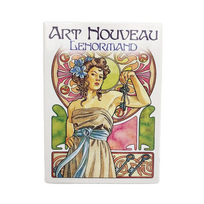 Art Nouveau Lenormand Oracle Deck Family Party Mysterious Divination Fate Παιχνίδι Κάρτες Ταρώ Επιτραπέζιο παιχνίδι Ψυχαγωγία Παίζοντας