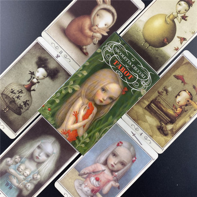 Tarot del Fuego Cards Tarot for Deck Oracles Guide Game Toy Fournier Tarot del Fuego por Ricardo Cavolo Baraja de Color Azul