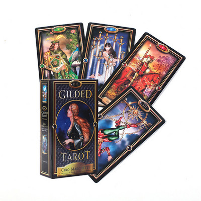 Tarot Deck Card și Ghid Joc Tarot Jucărie Tarot Divinație Oracole Ghid Soarta Board Engleză Pentru Cadou de familie