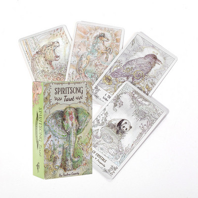 Tarot Deck Card și Ghid Joc Tarot Jucărie Tarot Divinație Oracole Ghid Soarta Board Engleză Pentru Cadou de familie