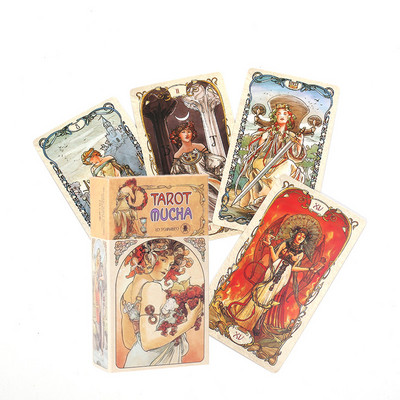 Tarot Deck Card și Ghid Joc Tarot Jucărie Tarot Divinație Oracole Ghid Soarta Board Engleză Pentru Cadou de familie