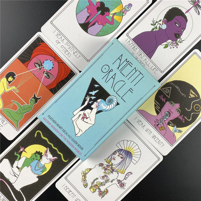 Amenti Oracle Cards Feather Heart Deck și ghid Ghid Înțelepciunea antică pentru lumea modernă Tarot pentru începători Joc de divinație