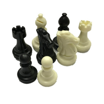 Игра на маса шах пластмасов шах крал висок 49 мм висок около 80 грама без шахматна дъска