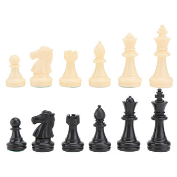 32 бр. Магнитна шахматна фигура Магнитни камъни Шахматни аксесоари Рицар Магнитен крал Шахматна фигура Настолна игра Пластмасова детска играчка Дете