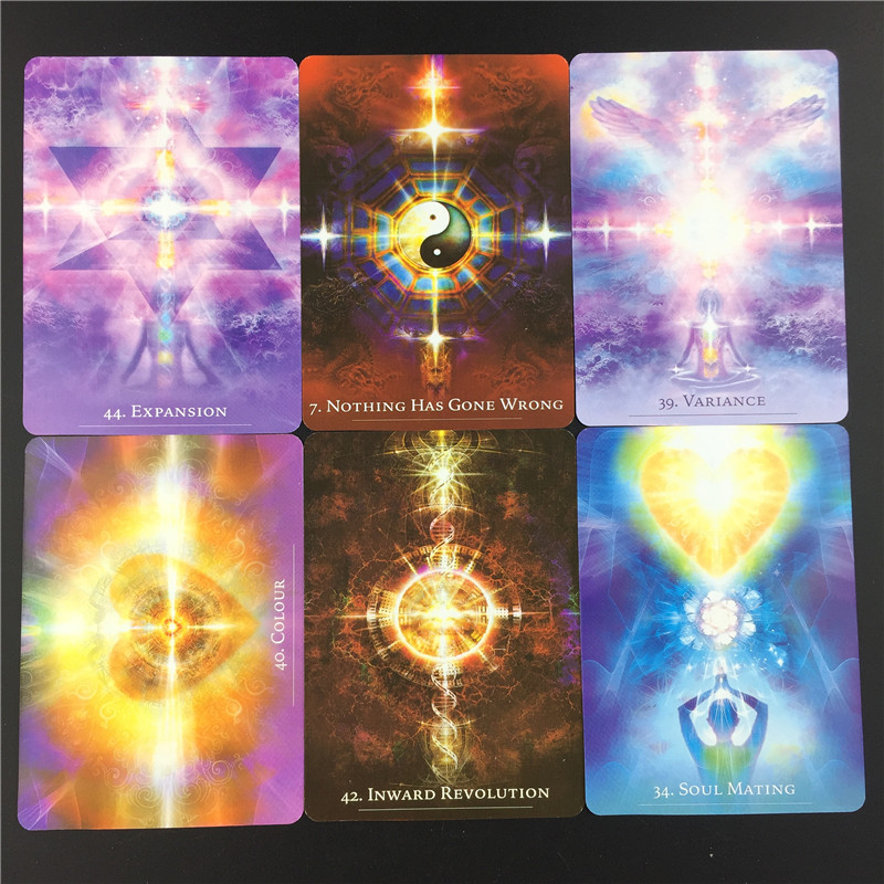 Oracle limbajul secret al luminii Tarot Oracle Card Board Deck Jocuri Cărți de joc pentru joc de petrecere