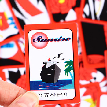 Корейски японски PVC Водоустойчив Mahjong Gostop Go Stop Карти за настолна игра Популярна семейна парти игра за маса Go-stop Карти Hanafuda