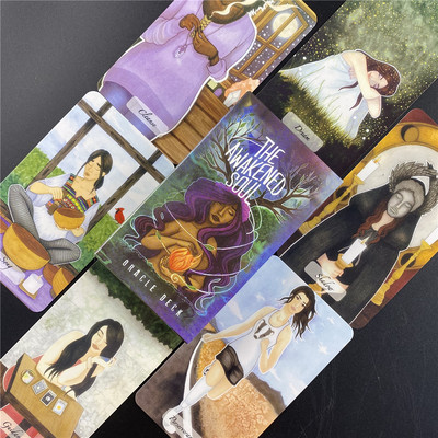 Vintage Wisdom Oracle Tarot Cards e-Guidebook Cards Divination Wisdom Love Divination Fate Tarot Deck Επιτραπέζια παιχνίδια