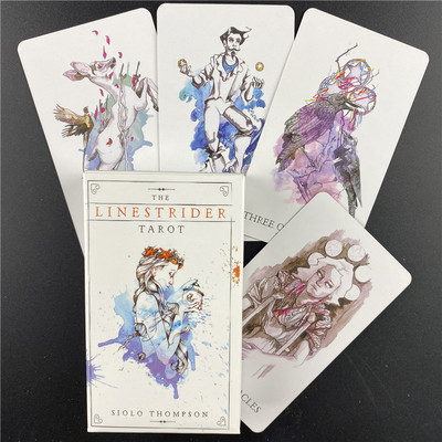 The Linestrider Tarot Deck Oracle Cards Αγγλική Έκδοση Επιτραπέζιο Παιχνίδι Γυναικεία Οικογενειακό Πάρτι Παίζοντας Μαντική Μοίρα
