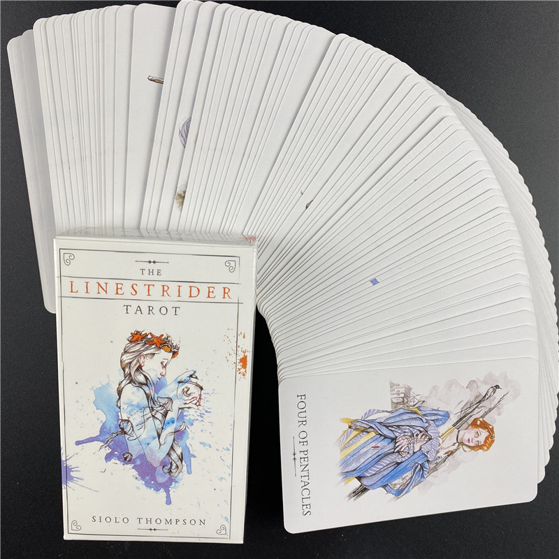 The Linestrider Tarot Deck Oracle Cards Αγγλική Έκδοση Επιτραπέζιο Παιχνίδι Γυναικεία Οικογενειακό Πάρτι Παίζοντας Μαντική Μοίρα