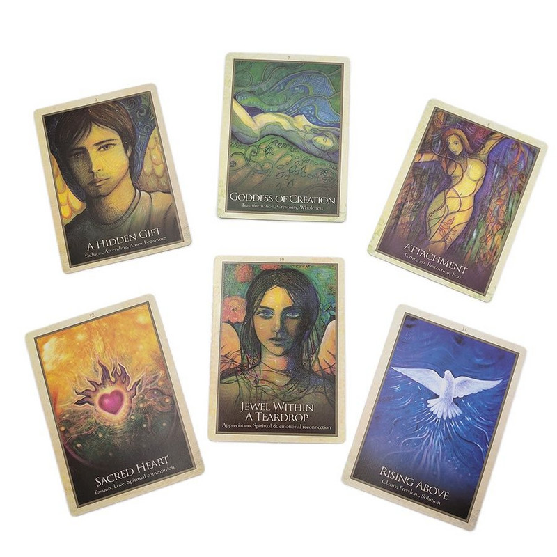 Gaia Oracle Cards Friends Party Board Game Divination Fate Gameplay 45 Card Family Entertainment Joc de masă