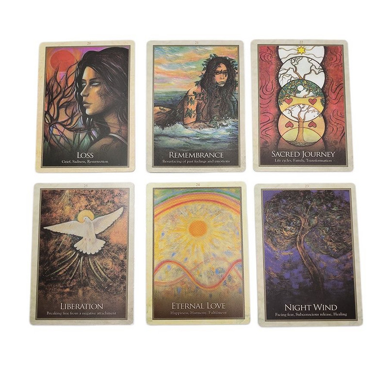 Gaia Oracle Cards Friends Party Board Game Divination Fate Gameplay 45 Card Family Entertainment Joc de masă