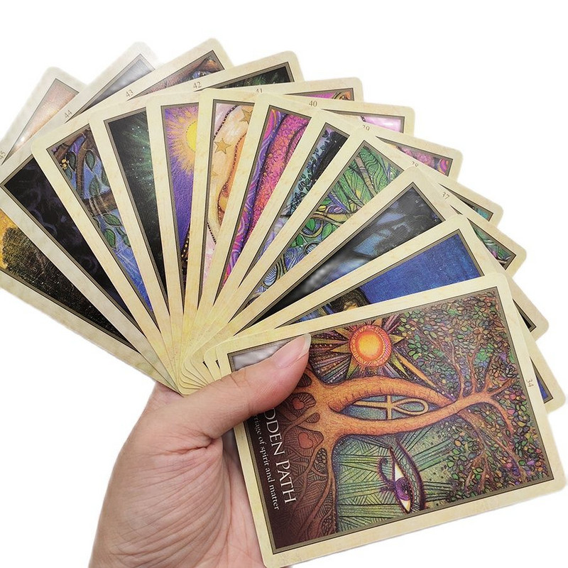 Gaia Oracle Cards Friends Party Board Game Divination Fate Gameplay 45 Card Family Entertainment Joc de masă