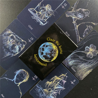 Uued vabamüürlaste tarokaardid ingliskeelse versiooniga mängulaud Oracle`i perepidu mängimine