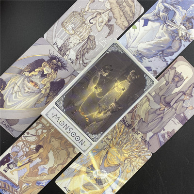 Uued vabamüürlaste tarokaardid ingliskeelse versiooniga mängulaud Oracle`i perepidu mängimine