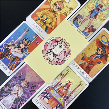 Golden Lenormand Oracle Cards Leisure Party Table Game Висококачествена колода Таро с предсказания за предсказание с наръчник