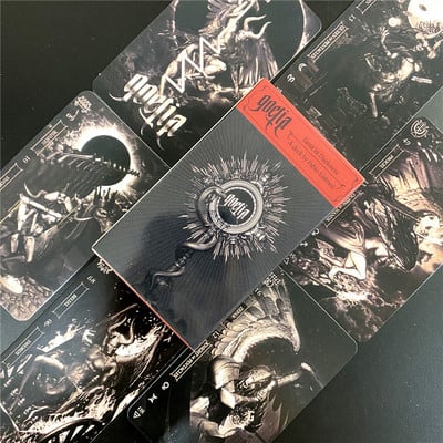 Black Cats Tarot Cards Prophecy Divination Deck Versiunea în engleză Joc de masă de divertisment
