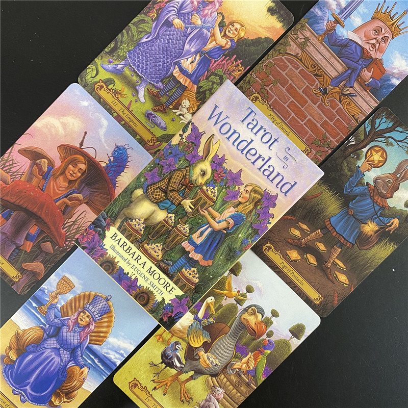 Black Cats Tarot Cards Prophecy Divination Deck Versiunea în engleză Joc de masă de divertisment